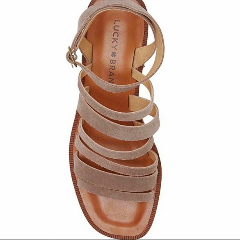 Lucky Brand Firola Suede Sandal 10M
